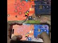 3 Finger Control Setting⚙️OneTap👉Headshot🤯 Fast 💨GlooWall⚡Free Fire🔥Handcam Gameplay #gaming #iphone