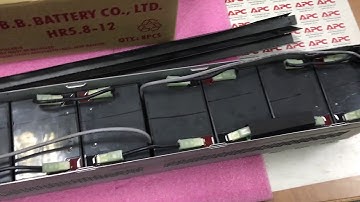 APCRBC140 (RBC44) internal battery connection (внутреннее соединение батарей)