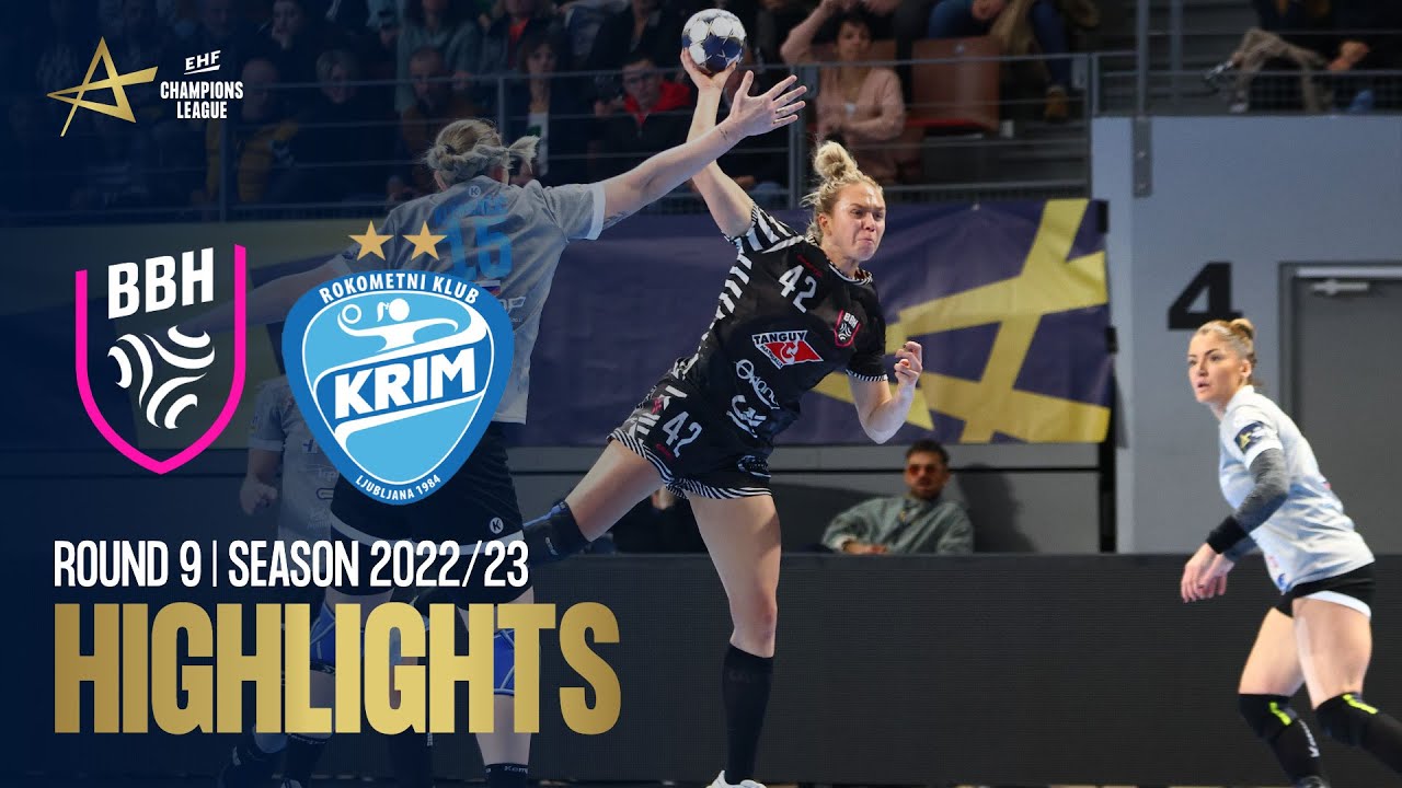 Brest Bretagne Handball vs Krim Mercator Ljubljana | Round 9 | EHF Champions League Women 2022/23