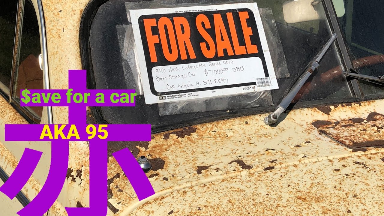 how to save for a car - YouTube