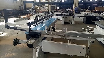 CNC panel saw machine 3800mm testing video in the factory