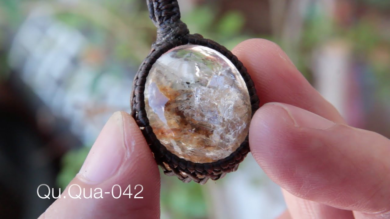クォーツインクォーツ ペンダント / Qu.Qua-042 | CRYSTAL&HEMP