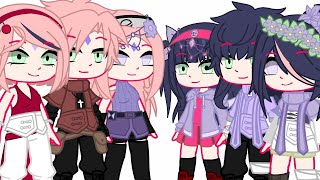 Sakura & Hinata's Kids | Meme | GachaClub | ¡Naruto¡ | SakuHina | Haruno Hyuga Family
