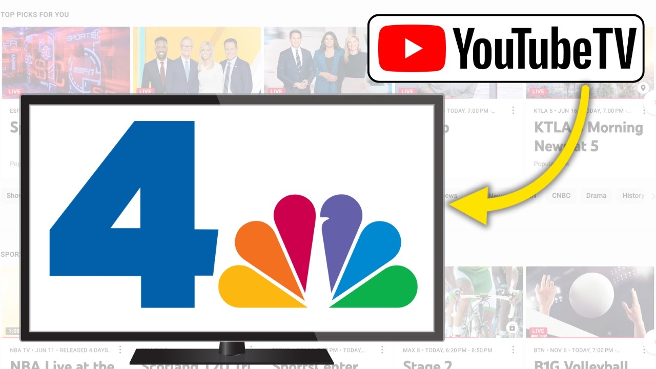 Как смотреть NBC 4 на YouTube TV | Смотрите NBC 4 без кабельного телевидения! - (2026)