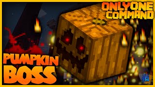 Minecraft: Pumpkin Boss Battle in only one command! (1.8)