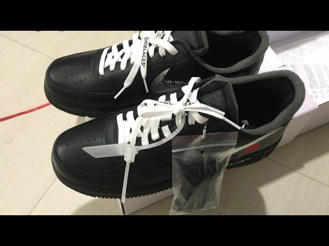 Nike Air Force 1 Low 07 Off White MoMa (Reps Edition) Unboxing & Review /  ASMR 