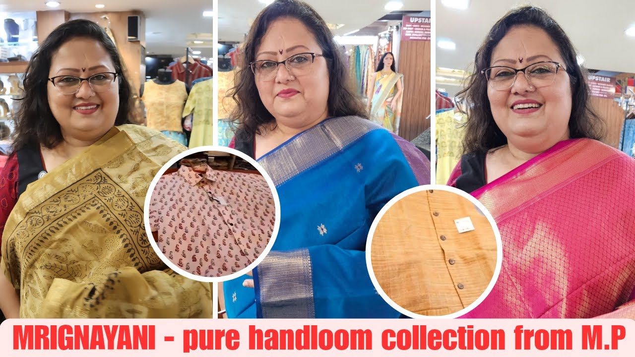 MRIGNAYANI - Pure handloom collection from M.P ।। জামাইষষ্ঠী  উপলক্ষ্যে দুর্দান্ত কালেকশন ২০% ছাড়ে