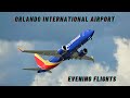 [4K] PLANE SPOTTING Early Evening Flights ORLANDO INTERNATIONAL AIRPORT (MCO) 3/31/21.