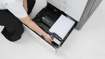 CS963/CX833/CX961/CX962/CX963—Loading the 2000-sheet tandem tray