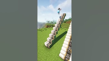 Minecraft Automatic Stairs😱 #shorts