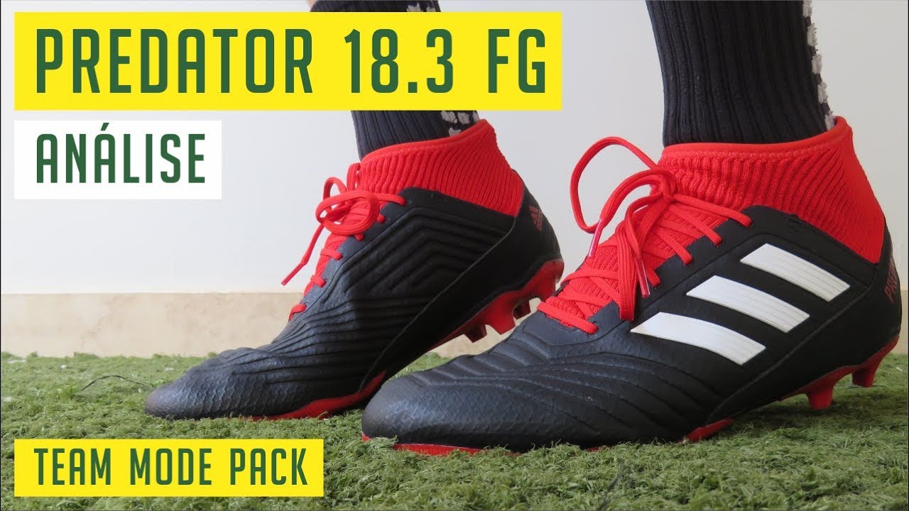 chuteira adidas predator preta campo