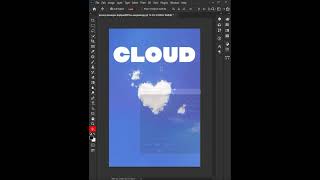 Cloud Text Effect In Photoshop