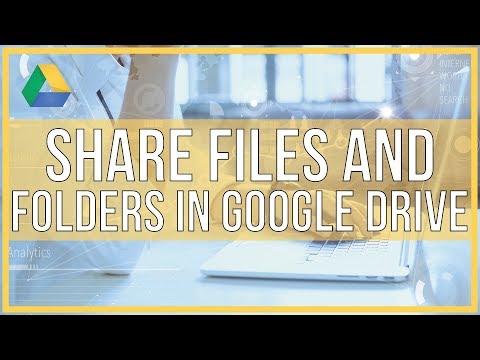 How To Share Files and Folders In Google Drive - Full Tutorial