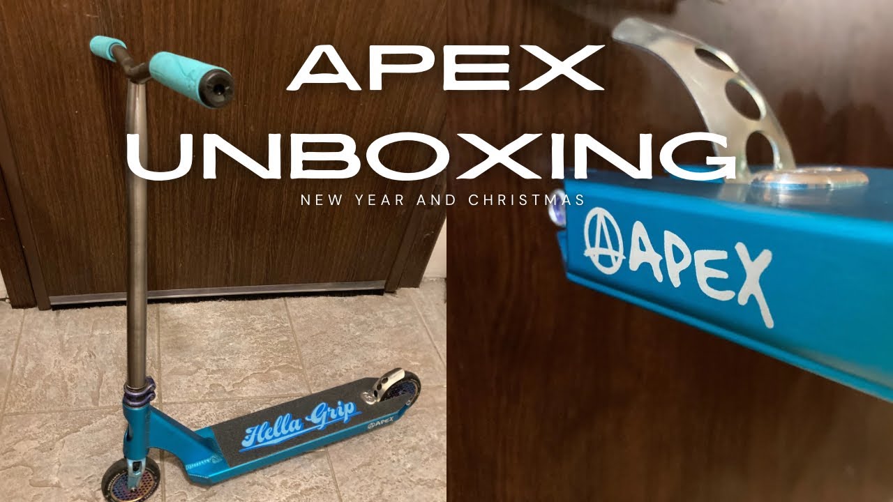 New APEX pro scooter deck new parts and Riding🎄 YouTube