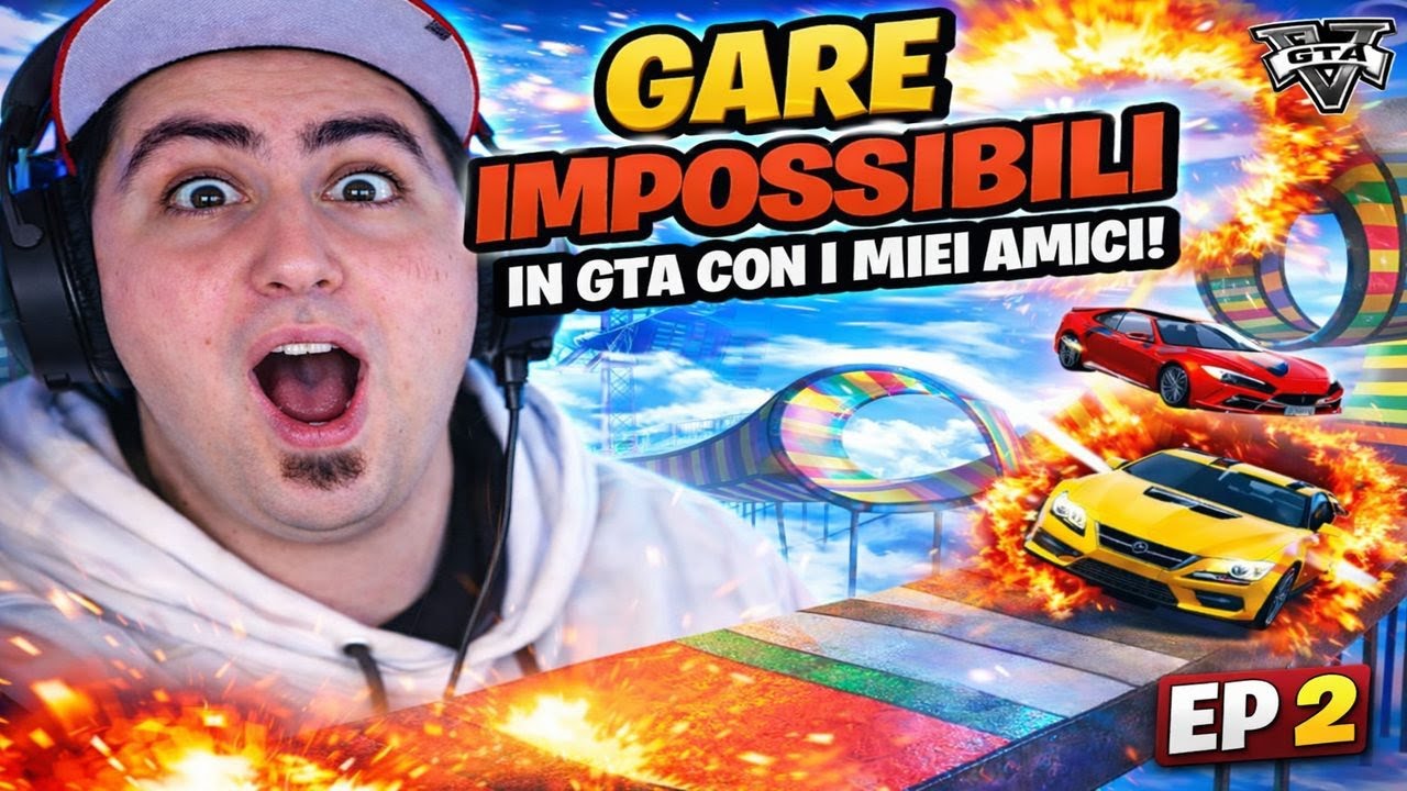 PORTO I MIEI AMICI NELLE GARE DI GTA 5 EP 2
