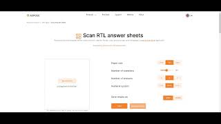 RTL scan answer sheet