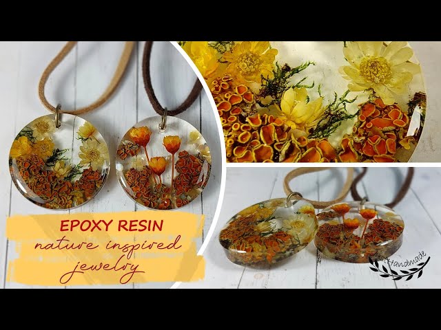 JustHandmade~ How to make epoxy resin open bezels jewelry - tutorial 