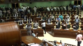 Sindh MPAs take oath amid opposition protests