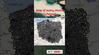 Map of every church in Poland