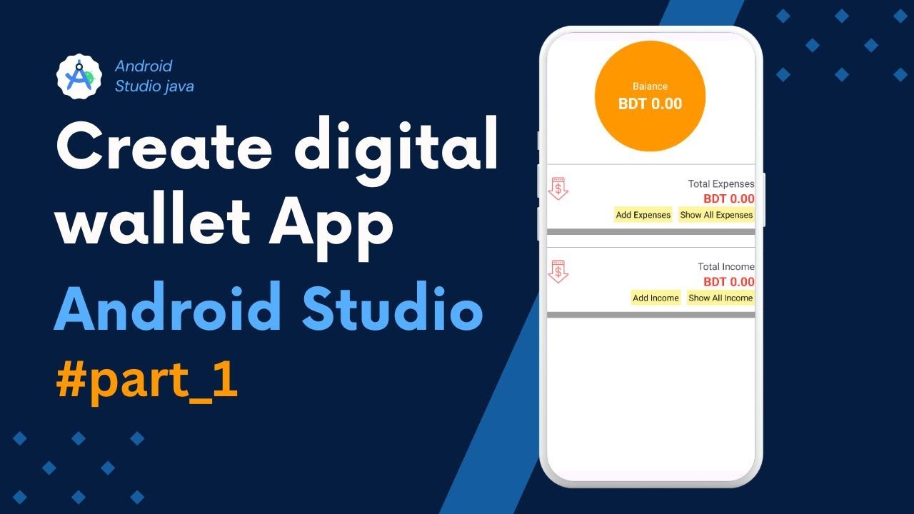 digital wallet app create a digital wallet app android studio #part 1 ...