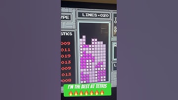 In the BEST at Tetris on NES/Nintendo #retrogaming #shortsfeed #nes #nintendo #arcadegame