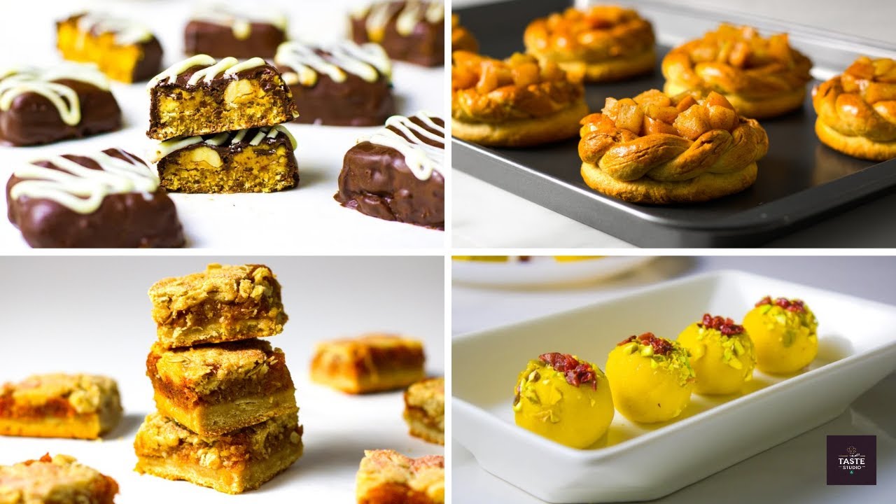 4 Holiday Special Dessert Recipes | Easy Bake & No-Bake Sweets for Festivals 🎄🍫