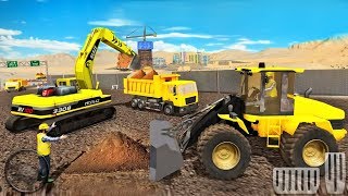 Heavy Excavator Crane Simulator - 3D Construction Simulator - Best Android GamePlay screenshot 4