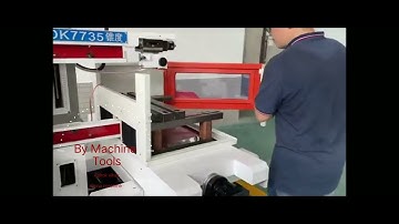 DK7735 WIRE CUT MACHINE.  by Machine Tools#cncmachine #cncwirecut