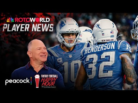 Takeaways from Patriots offense in TNF win over Jets | Fantasy Football Happy Hour | NFL on NBC