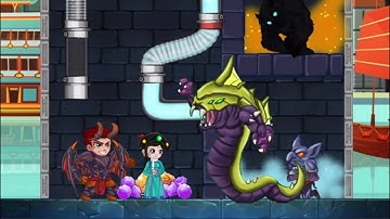 Hero Pipe Rescue Water Puzzle - All Levels Gameplay Android, iOS (Lv 51-55)