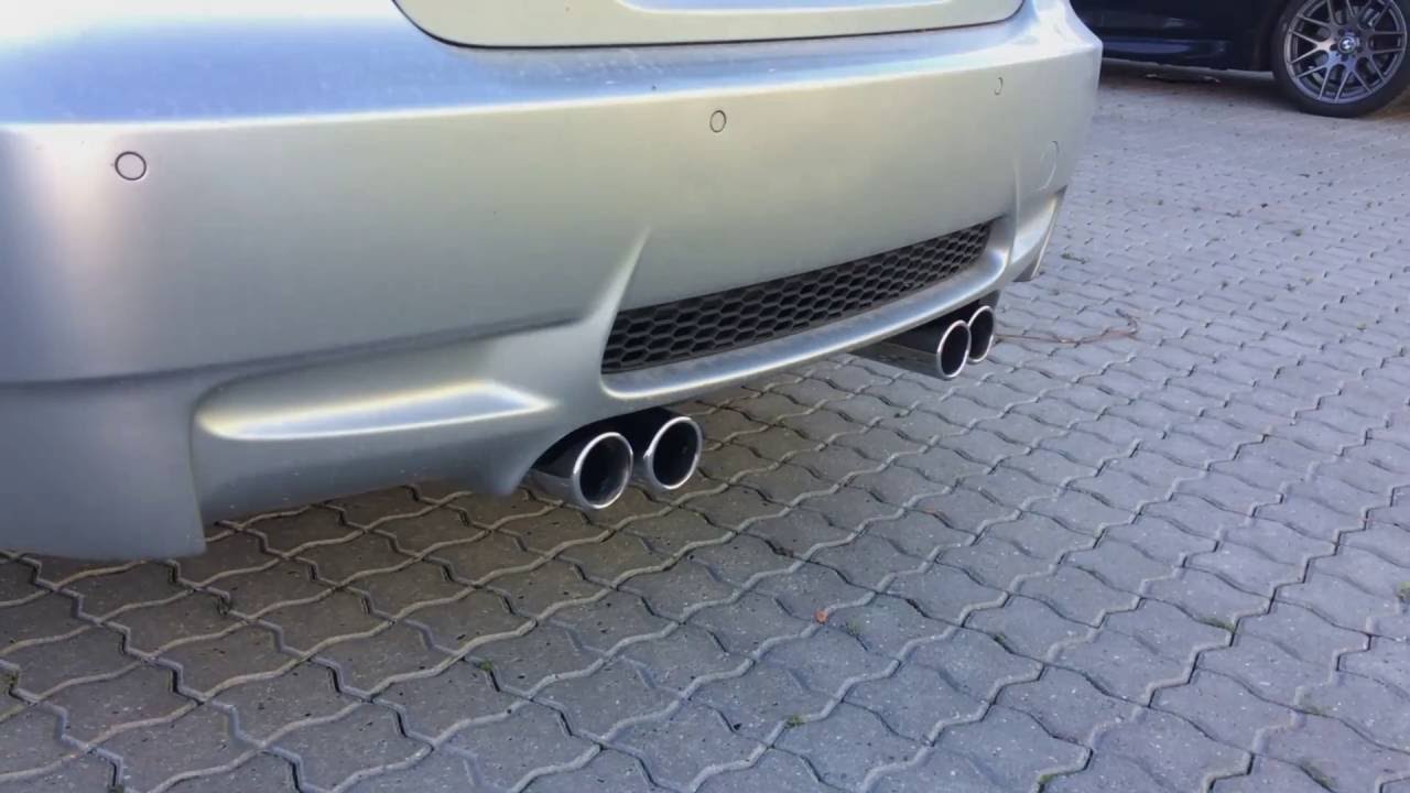 BMW M3 E92 1.75 OEM Exhaust MOD PCW YouTube