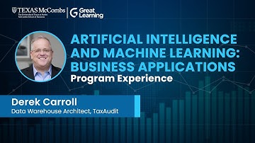 PGP in Artificial Intelligence and Machine Learning Review by Derek Carroll | UT Austin