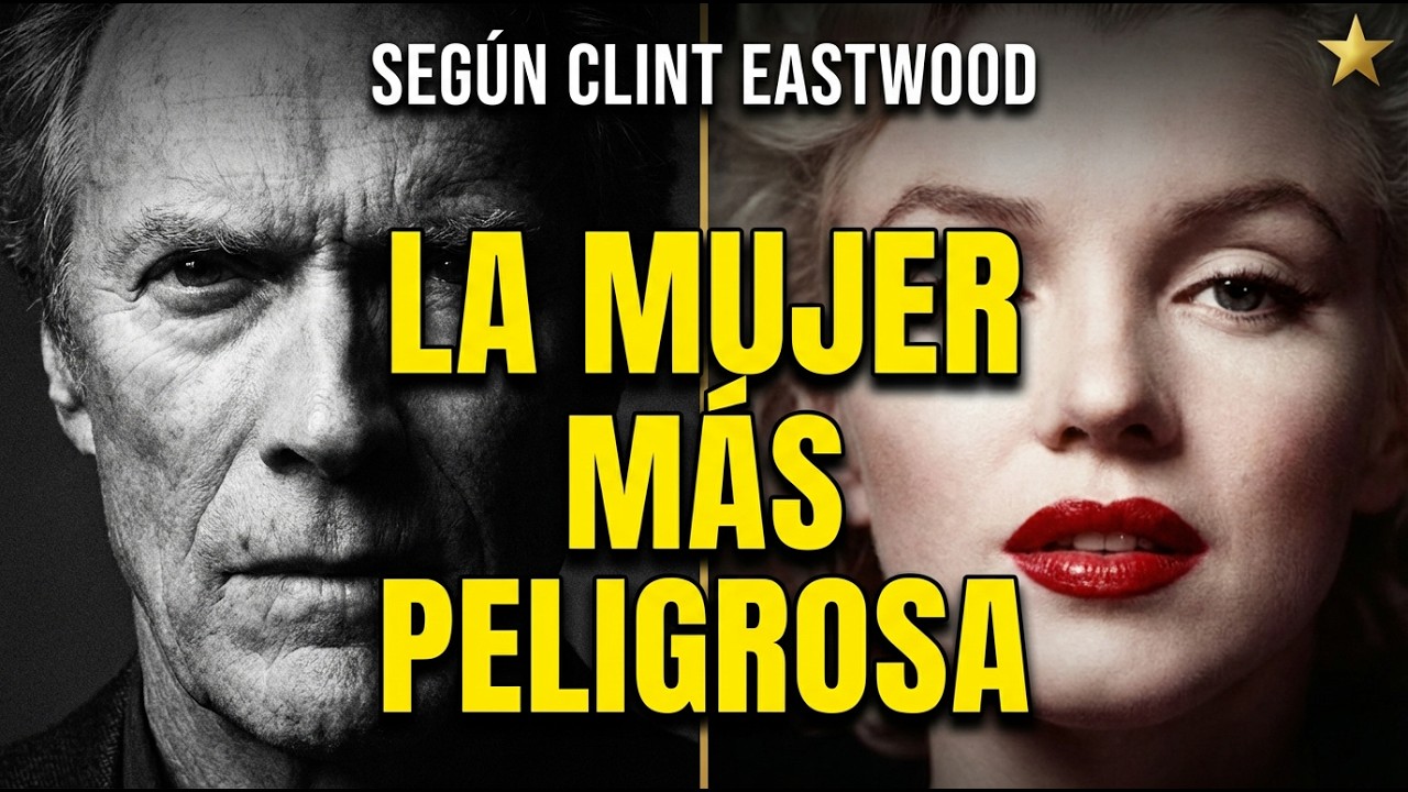 Las 7 Mujeres Más Bellas de Hollywood Según Clint Eastwood | Monroe, Hepburn, Loren #hollywood