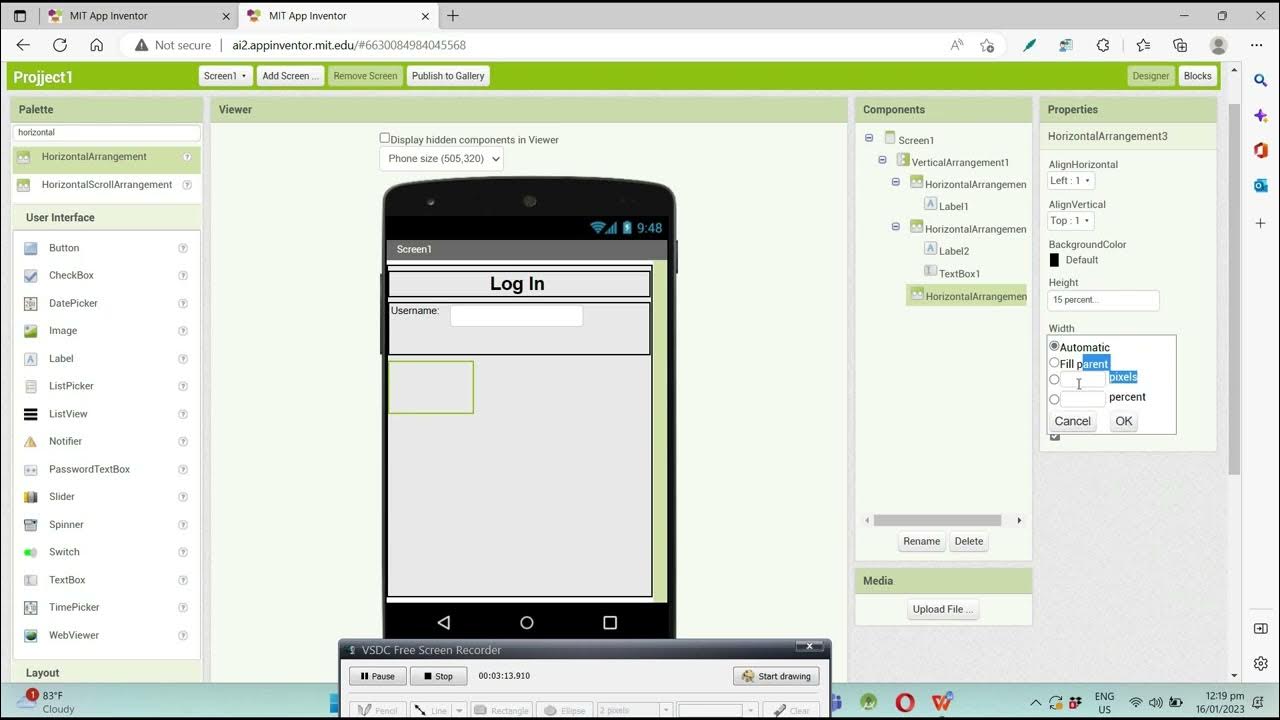 Log In Program App Inventor Tutorial (Manipulative Media) - YouTube