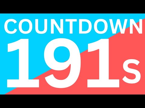 191 seconds timer ⌛ (one hundred ninety one second timer ⌛) - YouTube