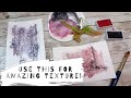 Easy and effective watercolor technique   upcycling