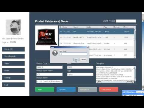 Inventory System (Java Swing) Basic