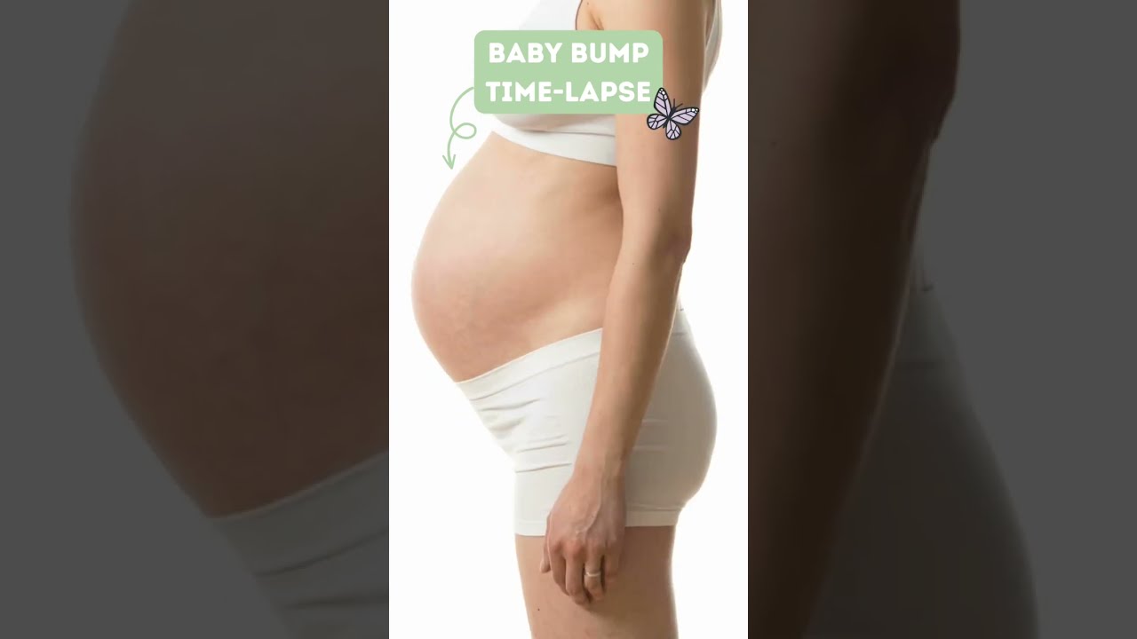 Beautiful Pregnant Belly Transformation Shorts