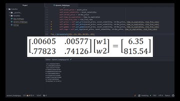 Algorithmic Multi-Greek Hedging using Python