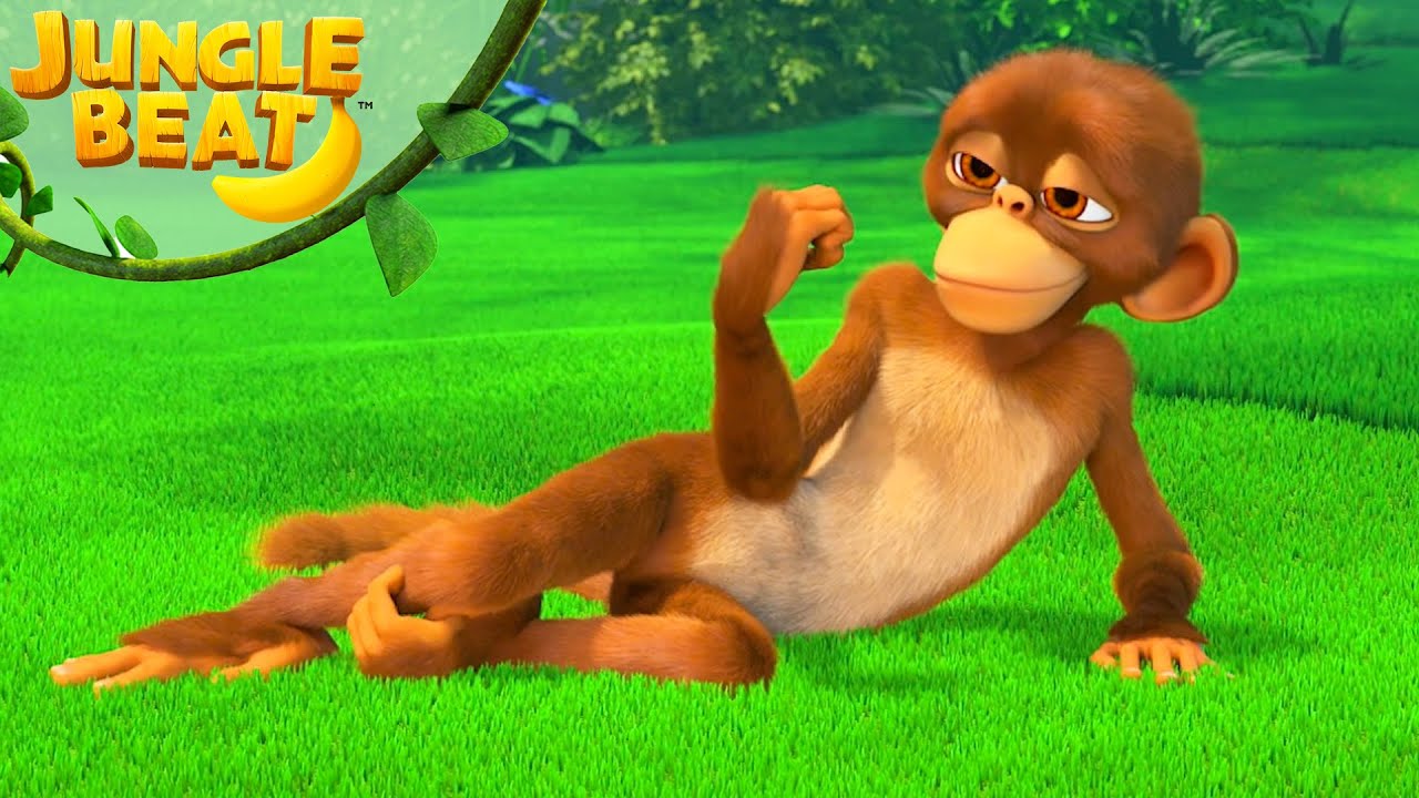 Munki is French | Jungle Beat: Munki & Trunk | Kids Cartoon 2025
