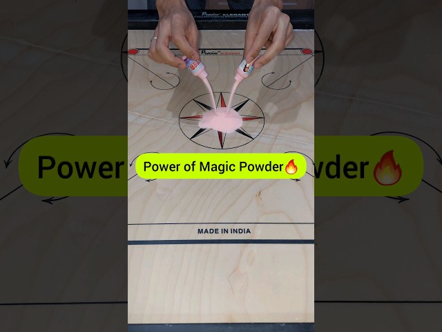 Power of Magic Powder 🔥😲 #shorts #youtubeshorts #shortsfeed #carrom #viral class=