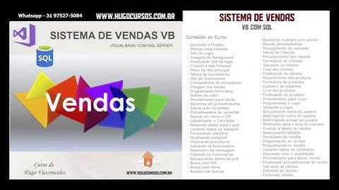Sistema de Vendas VB - Aula 01 - Visual Studio 2017 e SQL
