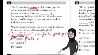 Sat practice test 6 Question 19 module 1 Reading & Writing
