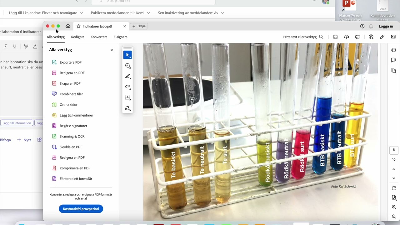 Hur du delar och bedömer laborationer i Teams