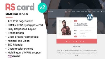 Resume & CV WordPress Theme Free Download