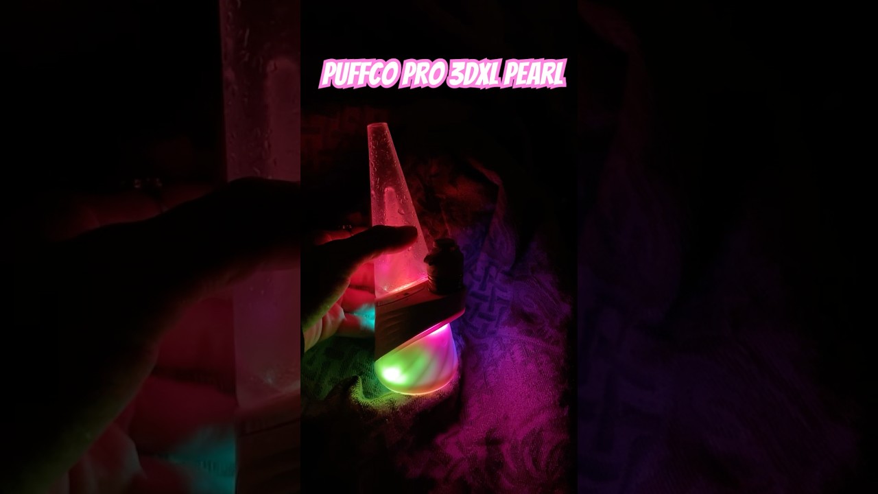 PuffCo Pro 3-D XL in Pearl and the beautiful color changing preset options or make your own combos￼