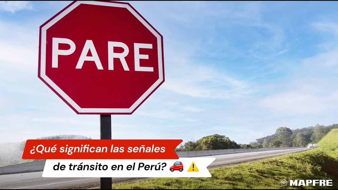¿Qué significan las señales de tránsito en Perú? - YouTube