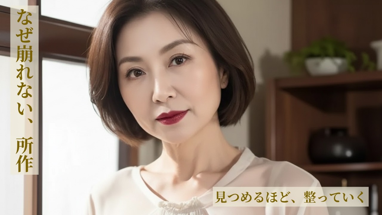 静けさの正体、50代の所作