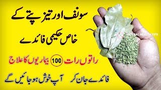 Hundred Treatments Of Uses Bay Leaves and Fennel Seeds Together /Tej Patta Aur Sonf ke Fayde In Urdu screenshot 1