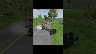 HOW CAN HE STILL DRIVE!?!? #shorts #gaming #beamngdrive #beamng #crash #automobile #simulator